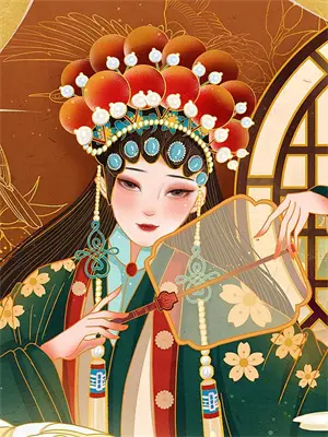 清风月下待佳人,只见花开不见人