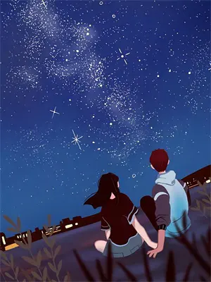 三月星辰待夕阳
